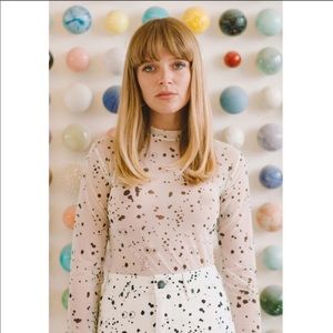 SALE❗️Lazy Oaf sheer mesh mock neck turtleneck